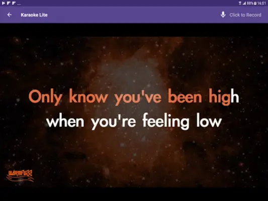 Karaoke Lite android App screenshot 0