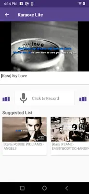 Karaoke Lite android App screenshot 6